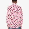 Camisa ligera de popelín de algodón con estampado