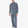 Camisa vaquera flocada