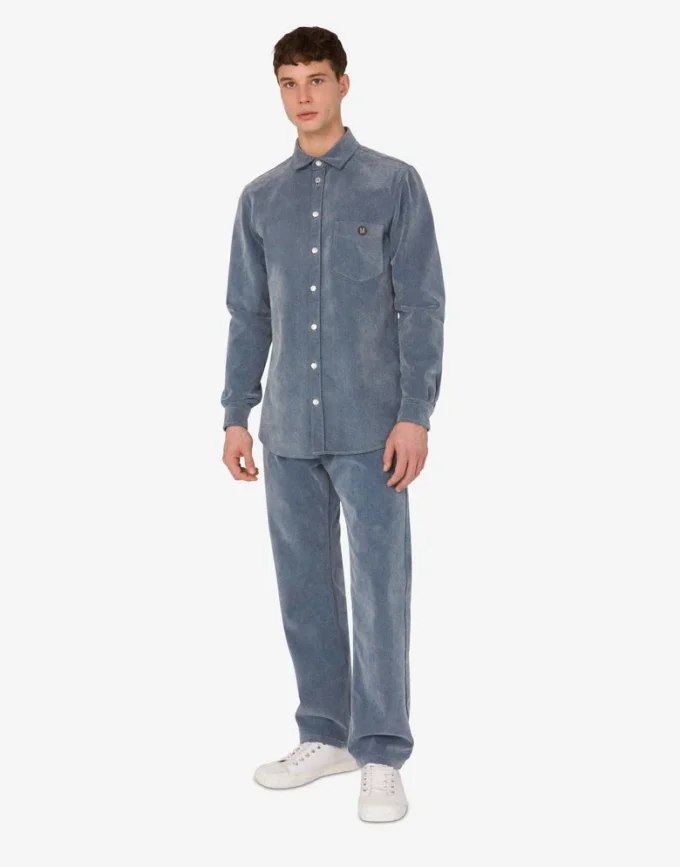 Camisa vaquera flocada
