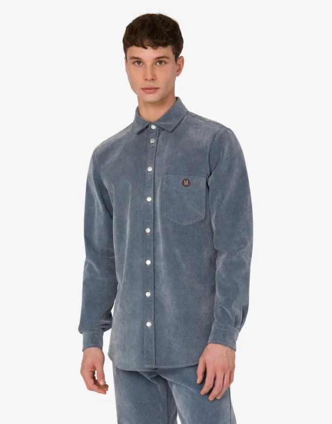 Camisa vaquera flocada