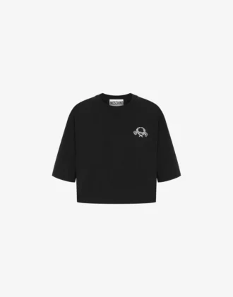 Camiseta corta con el logotipo de la corona de laurel