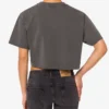 Camiseta corta de jersey de algodón estampado