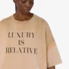 Camiseta de algodón grueso estampada