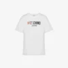 Camiseta de jersey de algodón estampada