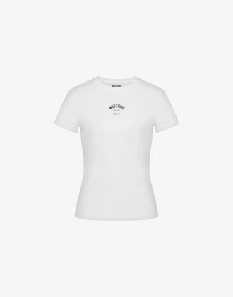 Camiseta de jersey de algodón estampada