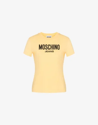 Camiseta de jersey de algodón estampada