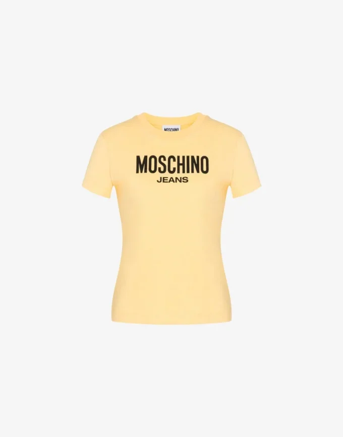 Camiseta de jersey de algodón estampada