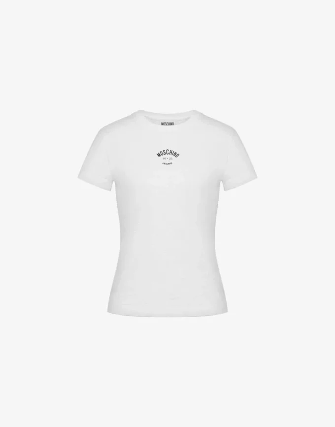 Camiseta de jersey de algodón estampada