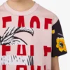 Camiseta de jersey de algodón estampada