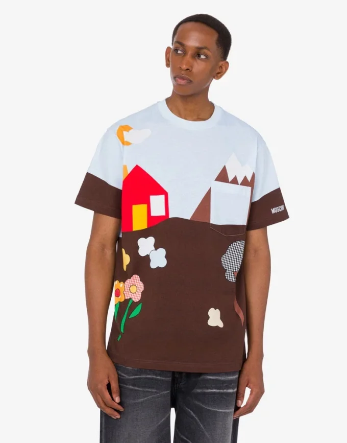 Camiseta de jersey de algodón orgánico Archivo Camiseta de jersey de algodón orgánico Archivo