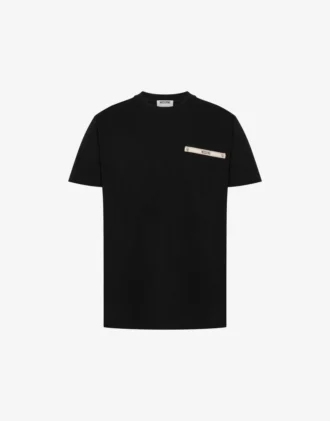 Camiseta de jersey de algodón orgánico bordada