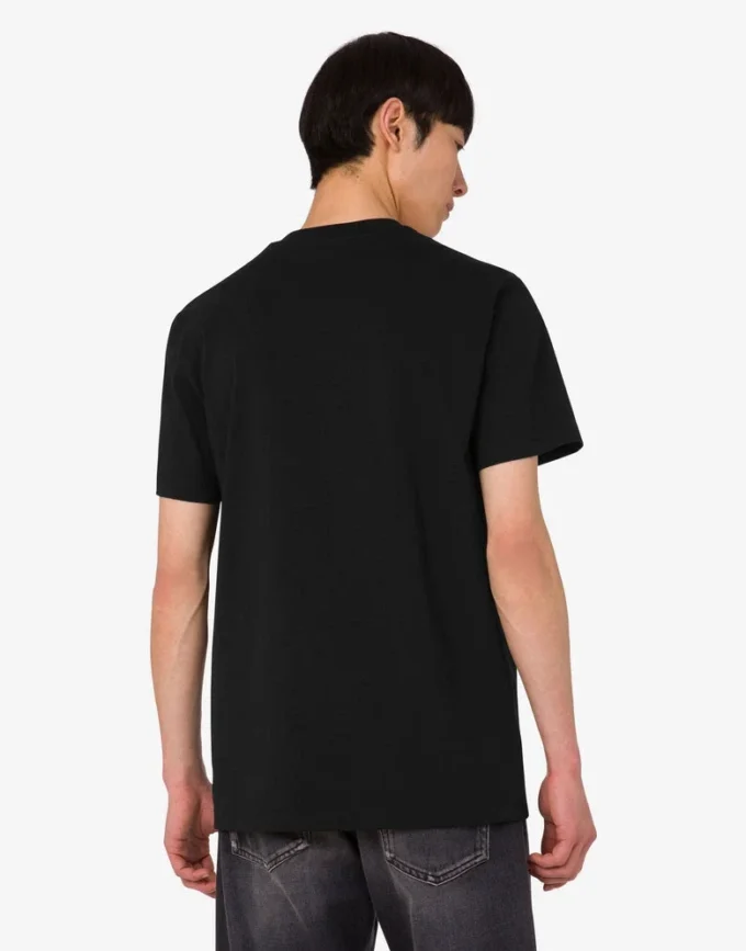 Camiseta de jersey de algodón orgánico bordada