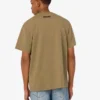 Camiseta de jersey de algodón orgánico bordada