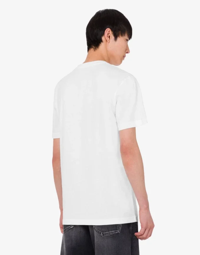 Camiseta de jersey de algodón orgánico bordada
