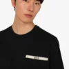 Camiseta de jersey de algodón orgánico bordada