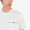 Camiseta de jersey de algodón orgánico bordada