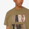 Camiseta de jersey de algodón orgánico bordada