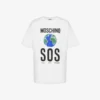 Camiseta de jersey de algodón orgánico estampada