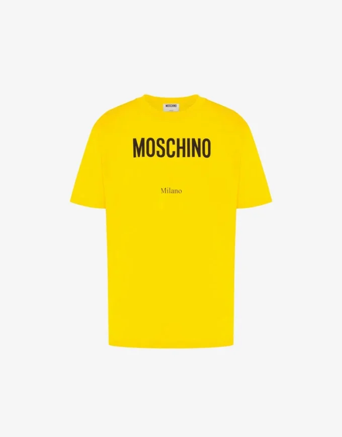 Camiseta de jersey de algodón orgánico estampada
