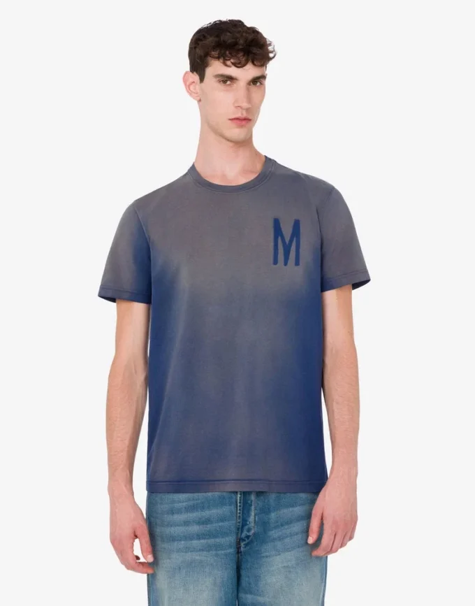Camiseta de jersey de algodón orgánico estampada
