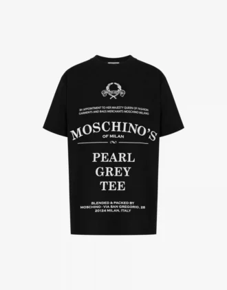 Camiseta de jersey de algodón orgánico estampada
