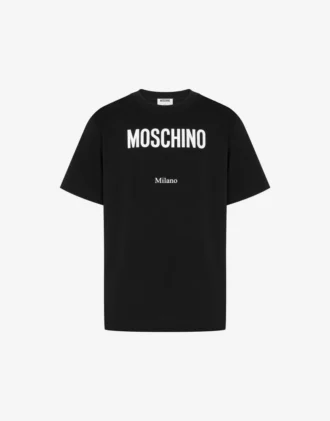 Camiseta de jersey de algodón orgánico estampada