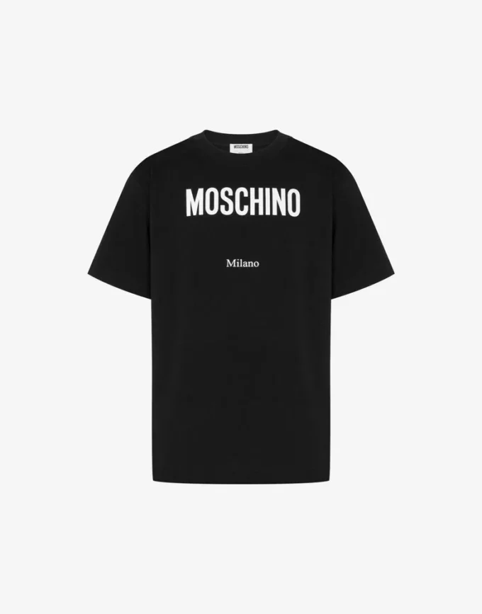 Camiseta de jersey de algodón orgánico estampada