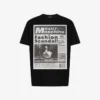 Camiseta de jersey de algodón orgánico estampada