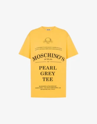 Camiseta de jersey de algodón orgánico estampada