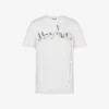 Camiseta de jersey de algodón orgánico estampada