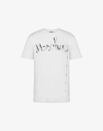 Camiseta de jersey de algodón orgánico estampada