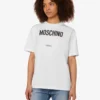 Camiseta de jersey de algodón orgánico estampada