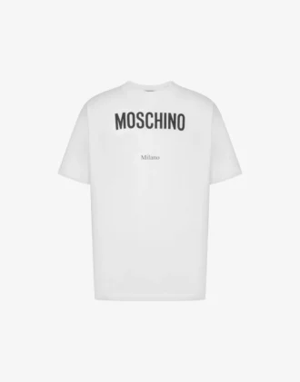 Camiseta de jersey de algodón orgánico estampada