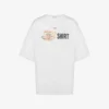 Camiseta de jersey de algodón orgánico estampada