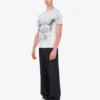 Camiseta de jersey de algodón orgánico estampada