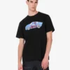 Camiseta de jersey de algodón orgánico estampada