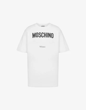 Camiseta de jersey de algodón orgánico estampada