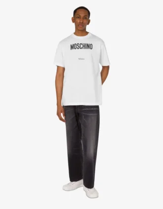 Camiseta de jersey de algodón orgánico estampada