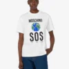 Camiseta de jersey de algodón orgánico estampada