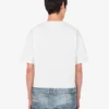 Camiseta de jersey de algodón orgánico estampada