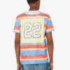 Camiseta de jersey de algodón orgánico estampada