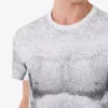 Camiseta de jersey de algodón orgánico estampada