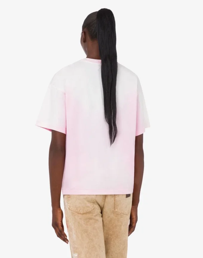 Camiseta de jersey de algodón orgánico estampada