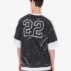 Camiseta de jersey de algodón orgánico estampada