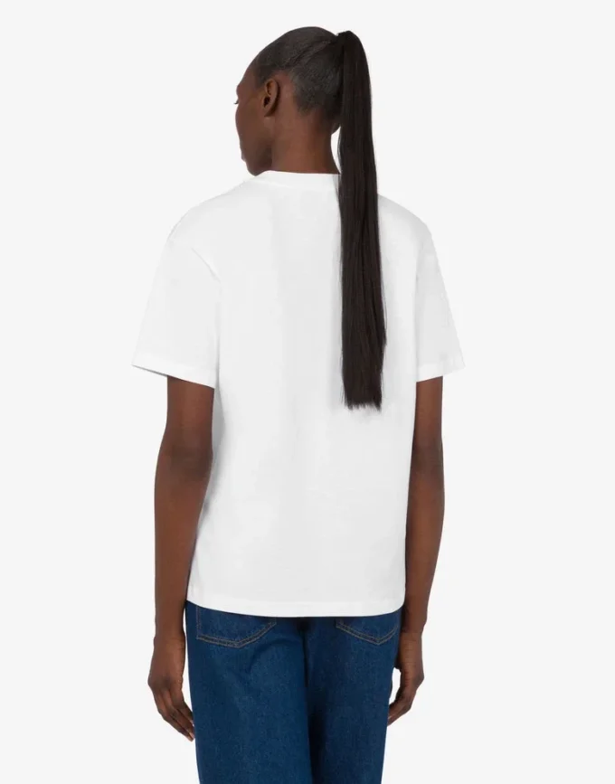 Camiseta de jersey de algodón orgánico estampada