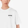 Camiseta de jersey de algodón orgánico estampada