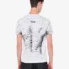 Camiseta de jersey de algodón orgánico estampada