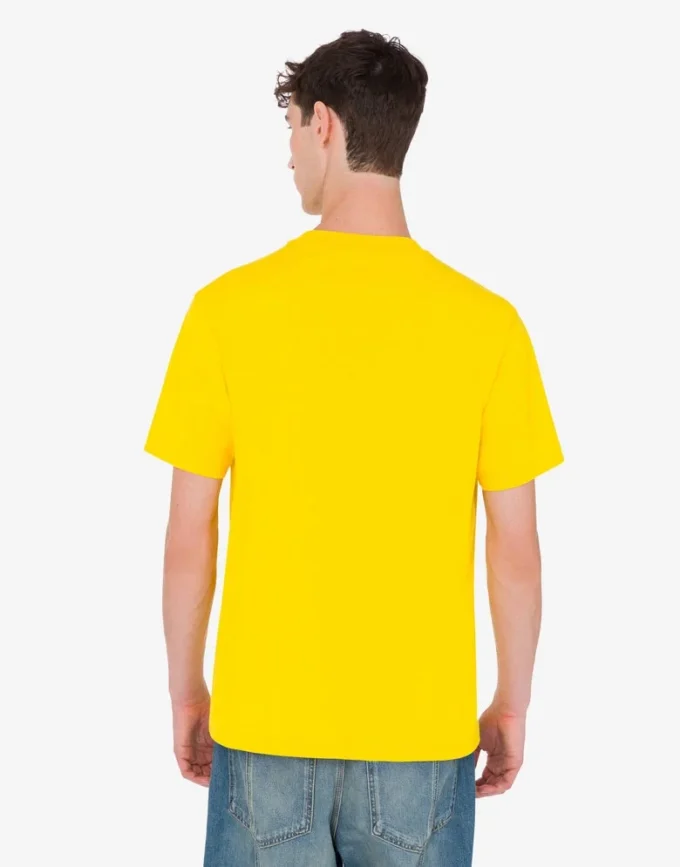Camiseta de jersey de algodón orgánico estampada