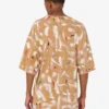 Camiseta de jersey de algodón orgánico estampada