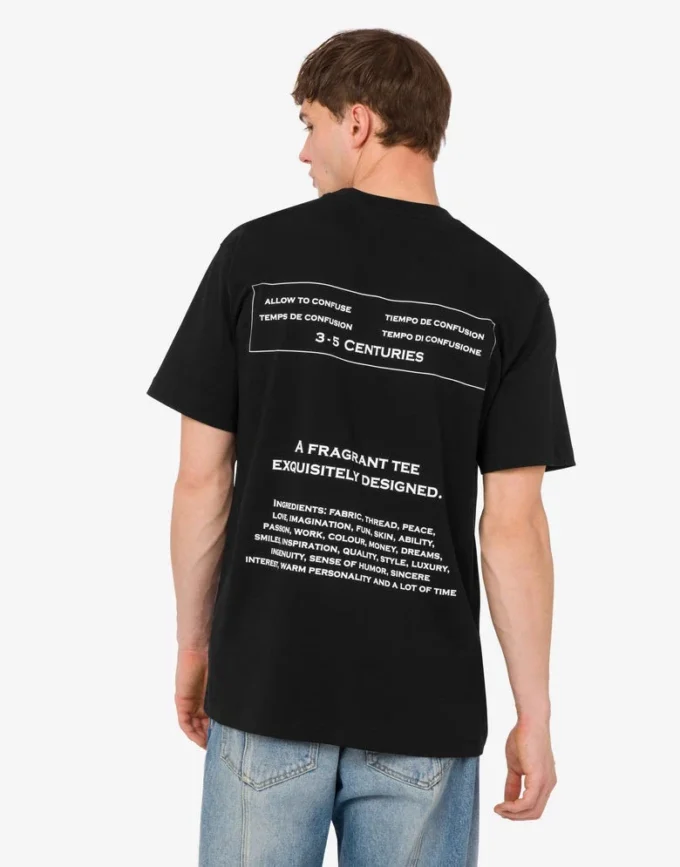 Camiseta de jersey de algodón orgánico estampada